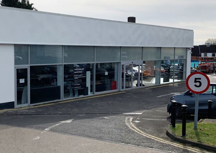 Aston Martin Showroom - Cladding Contractors - Industrial Cladding - Camclad Contractors Ltd Papworth Everard Cambridge UK - Kingspan Cladding Contractor