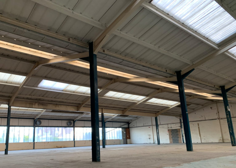 Burlington Park – Asbestos Over Clad – Industrial Cladding – Camclad Contractors Ltd Cambridge London UK