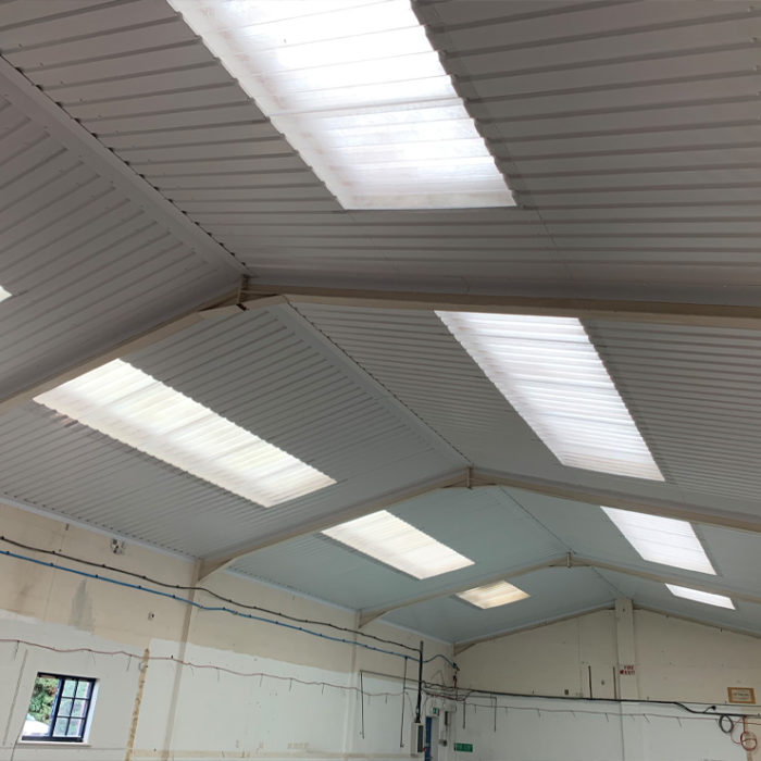 Burlington Park – Asbestos Over Clad – Industrial Cladding – Camclad Contractors Ltd Cambridge London UK