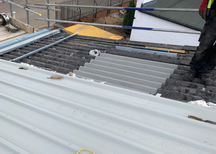 Burlington Park - Over Clad - Industrial Cladding - Camclad Contractors Ltd Cambridge London UK