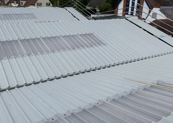 Burlington Park - Over Clad - Industrial Cladding - Camclad Contractors Ltd Cambridge London UK