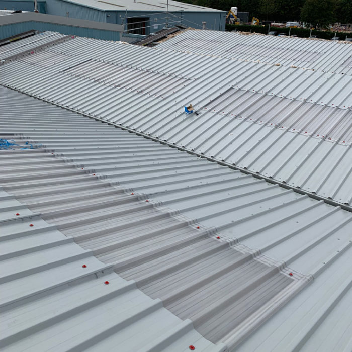 Burlington Park – Asbestos Over Clad – Industrial Cladding – Camclad Contractors Ltd Cambridge London UK