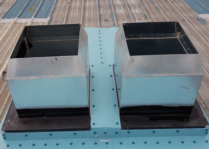 Deliveroo Kensington - Roof Maintenance - Industrial Cladding - Camclad Contractors Ltd Cambridge London UK