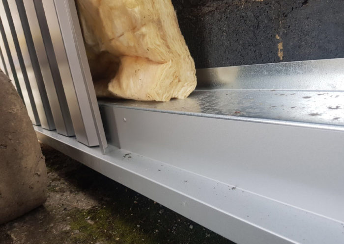 Honda- Thames Ditton – Cladding Base Detail - Camclad Contractors Ltd Cambridge London UK