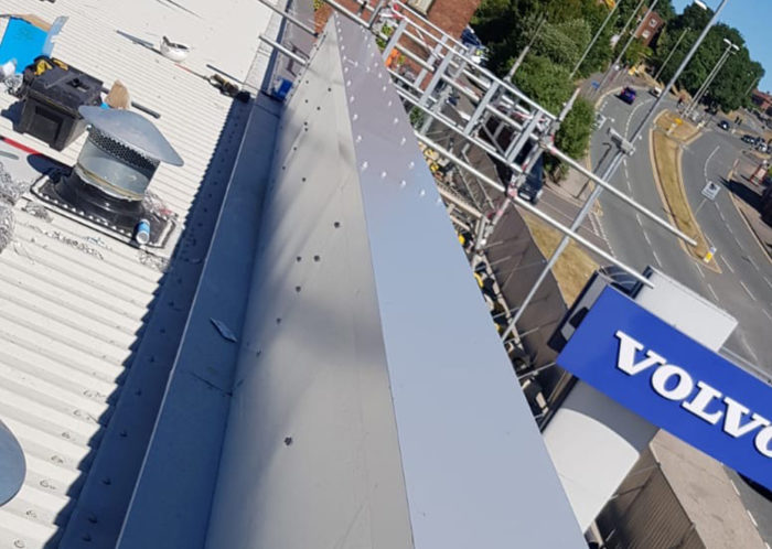 Camclad Contractors Ltd Cambridge Home Counties UK Volvo Leeds - Industrial Cladding - Kingspan Approved Installer - Euroclad Approved Installer