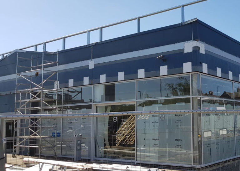 Camclad Contractors Ltd Cambridge East Anglia - Industrial Cladding - Volvo Leeds - Cladding Contractors - Kingspan Panels installer - Asbestos Over Clad - Overcladding